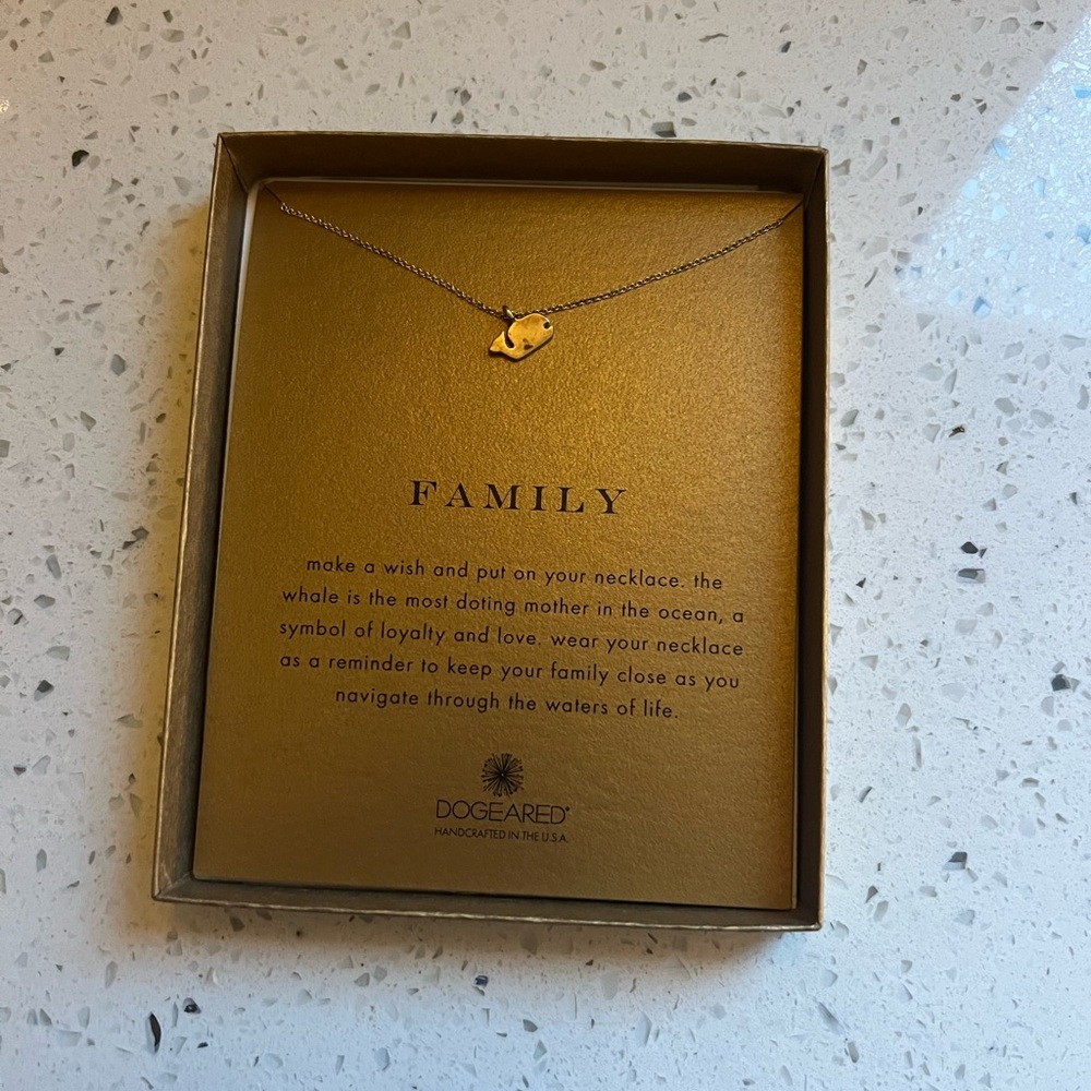 Dogeared Whale Pendant Necklace